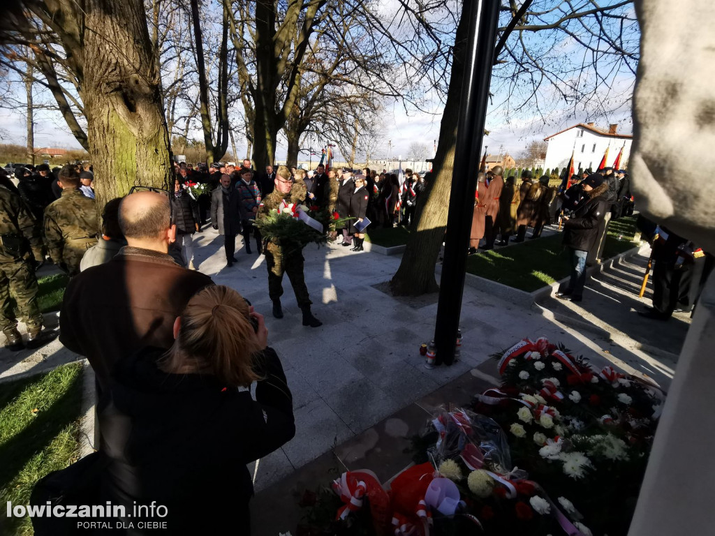 Otwarcie po remoncie cmentarza wojennego w Kompinie.
