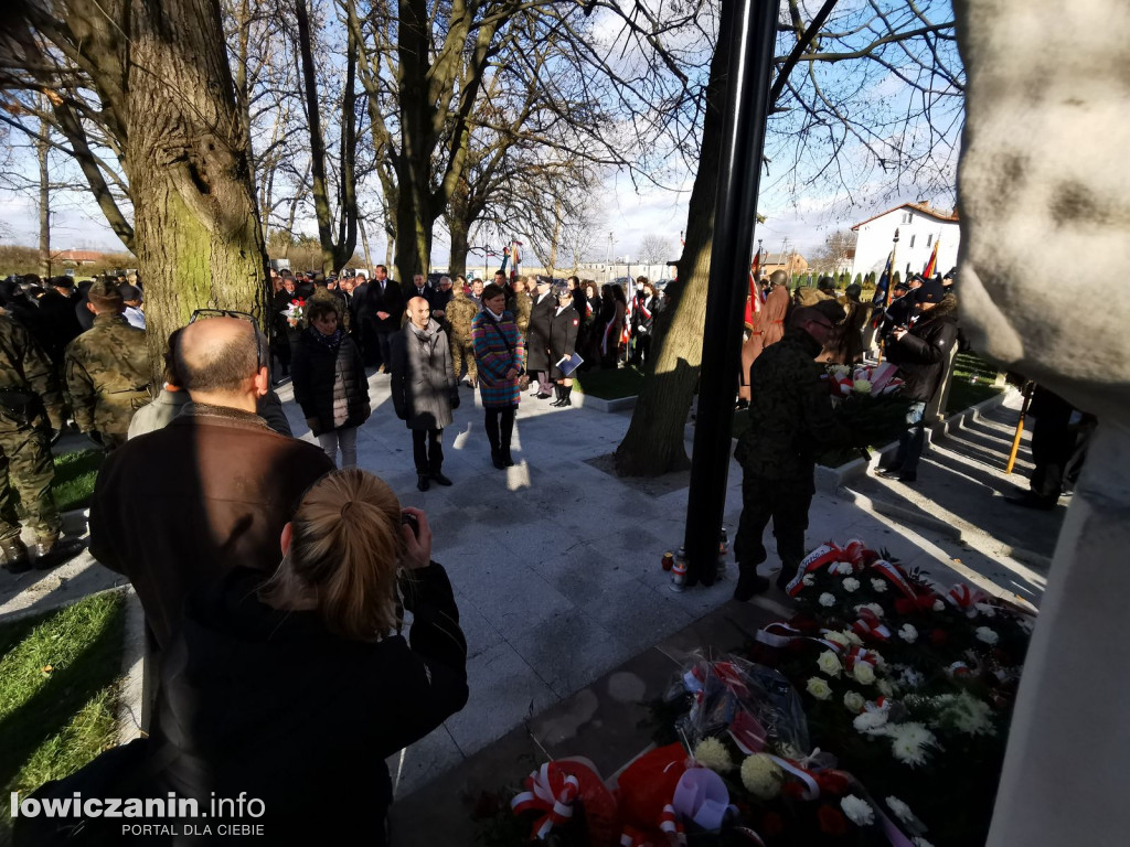 Otwarcie po remoncie cmentarza wojennego w Kompinie.