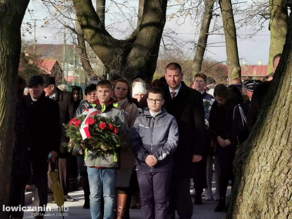 Otwarcie po remoncie cmentarza wojennego w Kompinie.