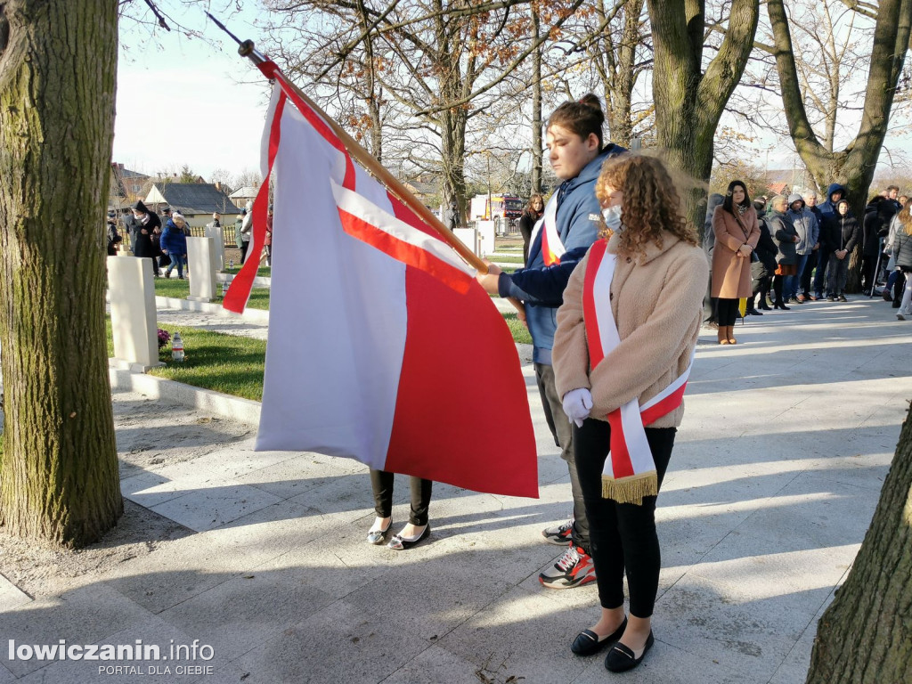Otwarcie po remoncie cmentarza wojennego w Kompinie.
