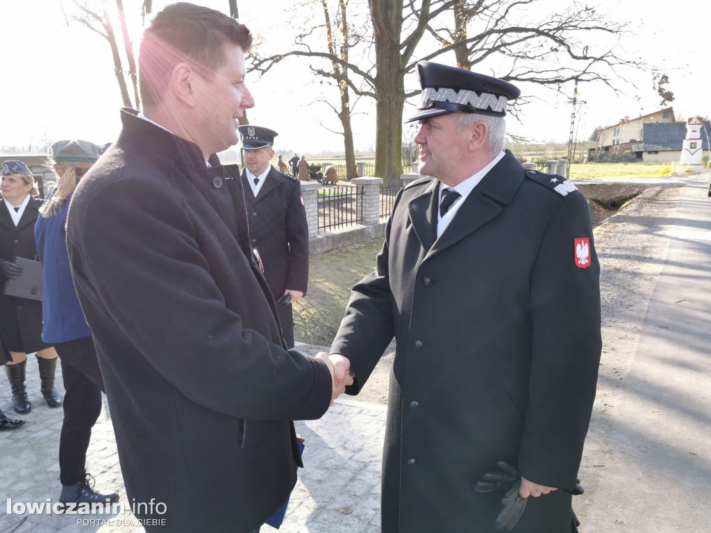 Otwarcie po remoncie cmentarza wojennego w Kompinie.