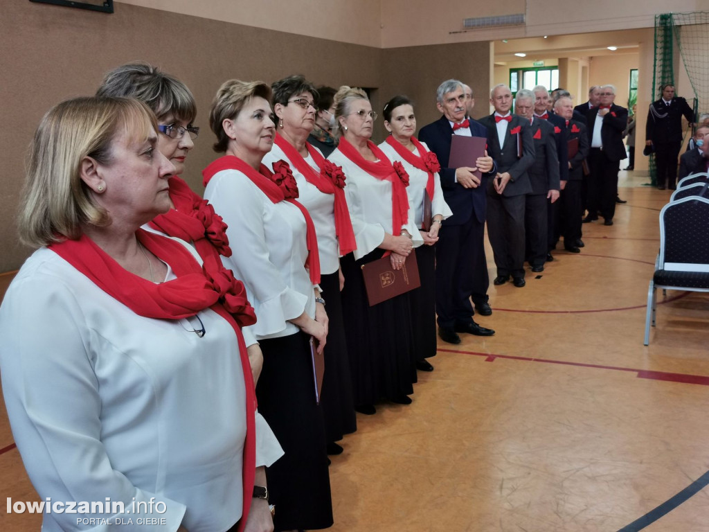 Otwarcie po remoncie cmentarza wojennego w Kompinie.