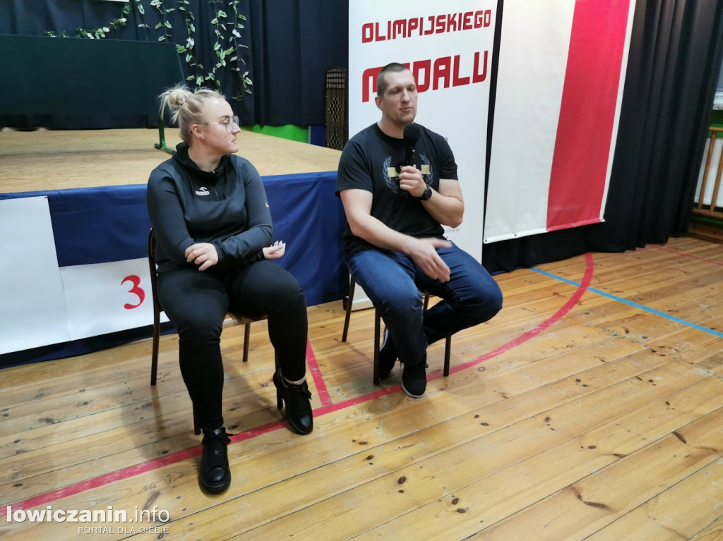Spotkanie z olimpijczykami w Popowie