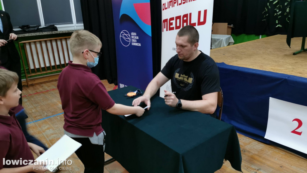 Spotkanie z olimpijczykami w Popowie