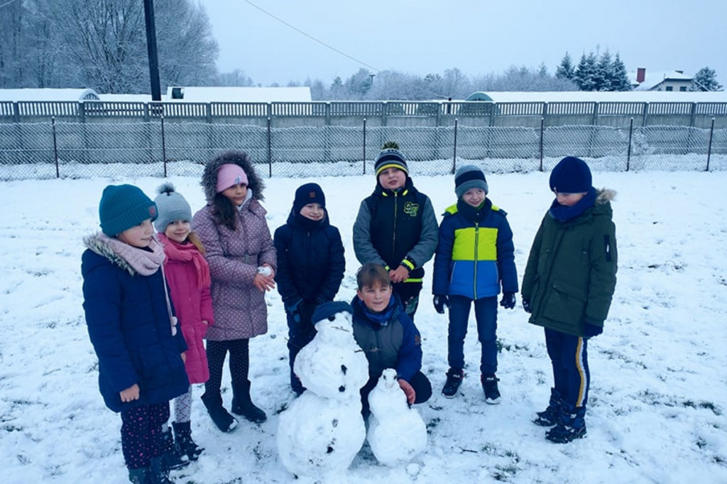 Szaleństwa na śniegu w Zielkowicach