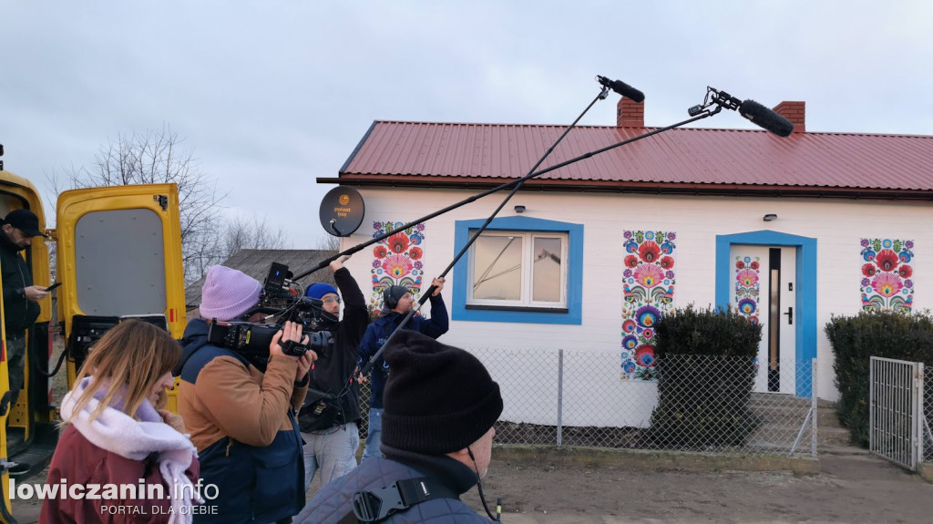 Nagrywanie programu 'Nasz nowy dom' pod Łowiczem