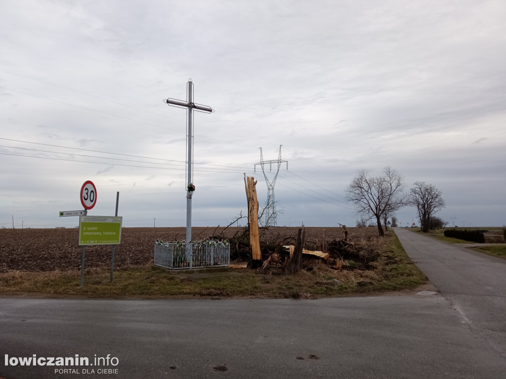 Skutki nawałnicy w gminie Kiernozia i w Goleńsku