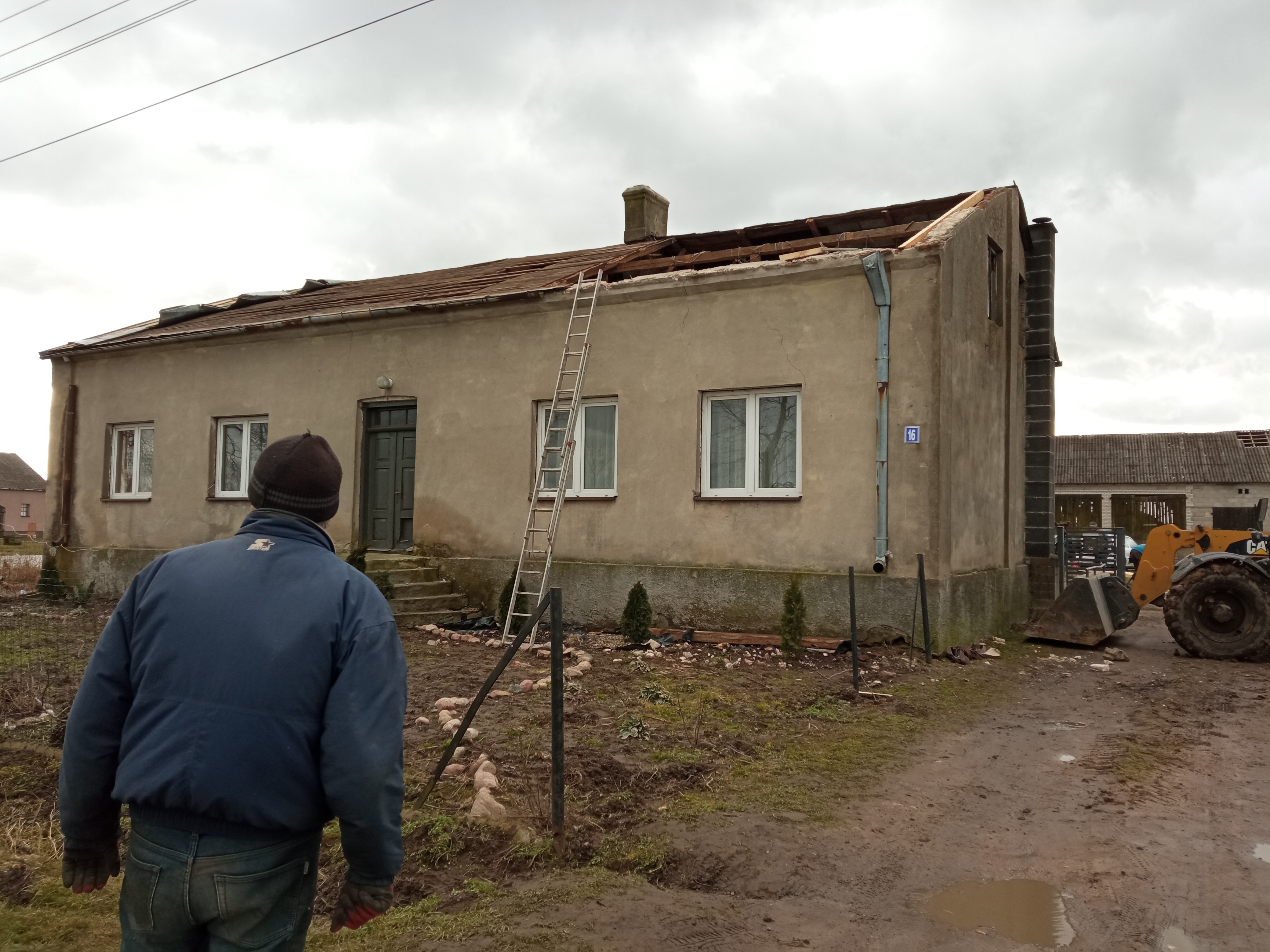 Skutki nawałnicy w gminie Kiernozia i w Goleńsku