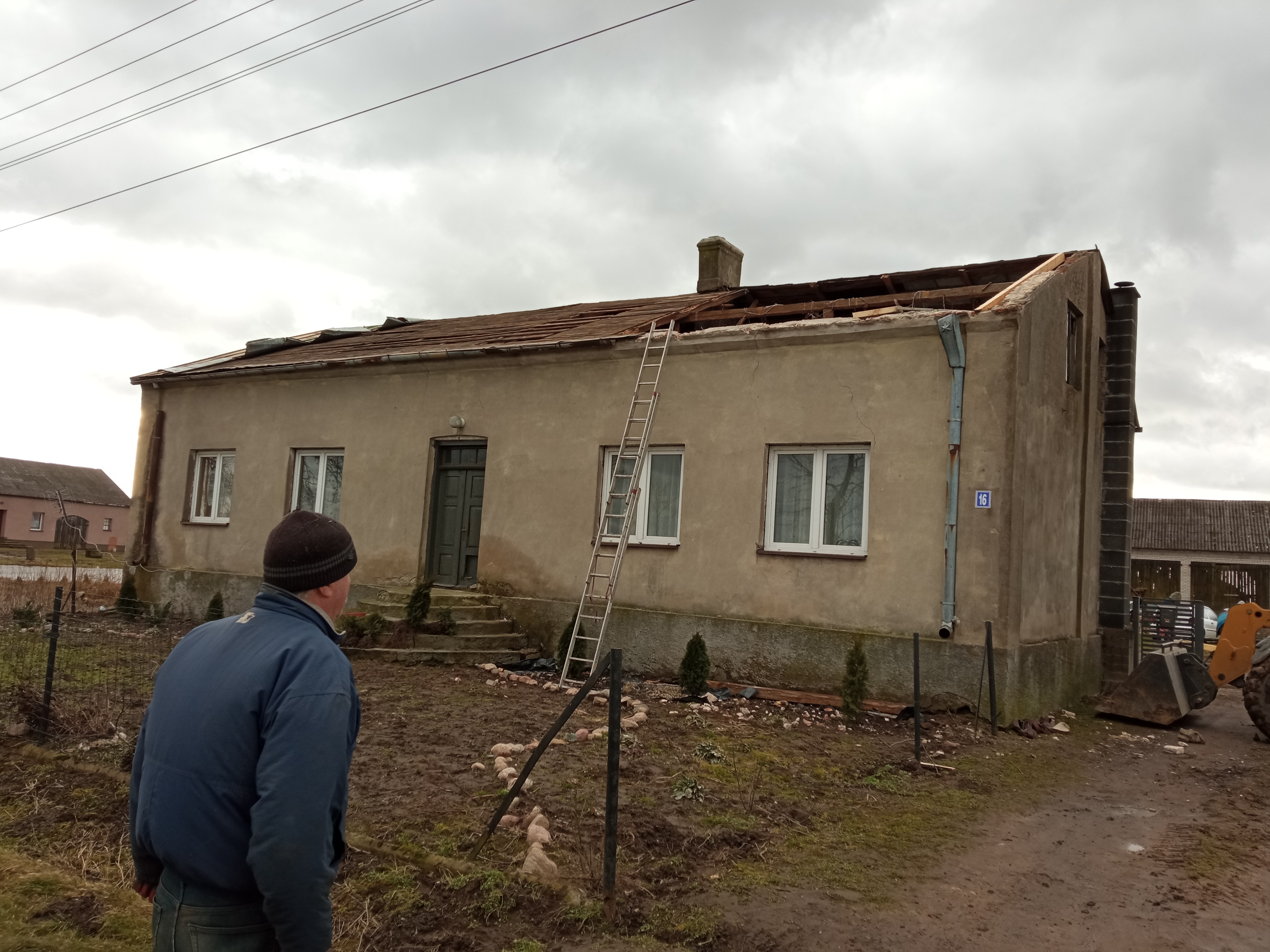 Skutki nawałnicy w gminie Kiernozia i w Goleńsku