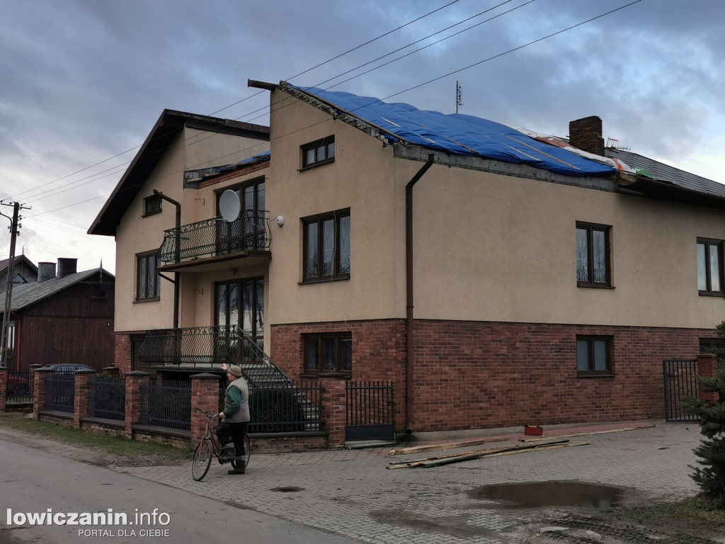 Nawałnica na terenie gminy Kocierzew Płd.