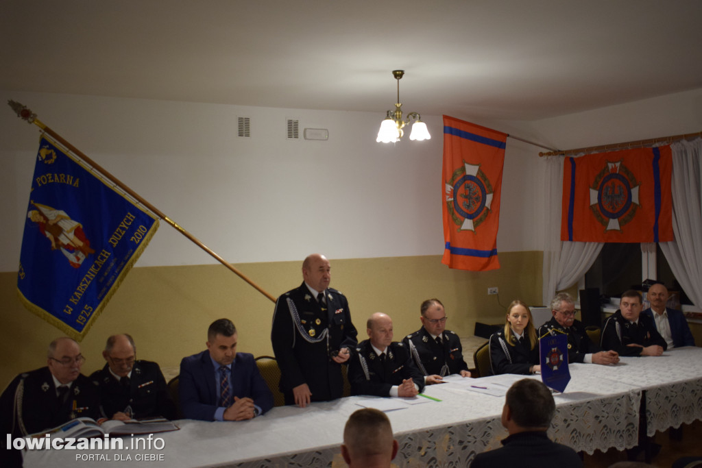 Walne zebranie OSP w Karsznicach Dużych
