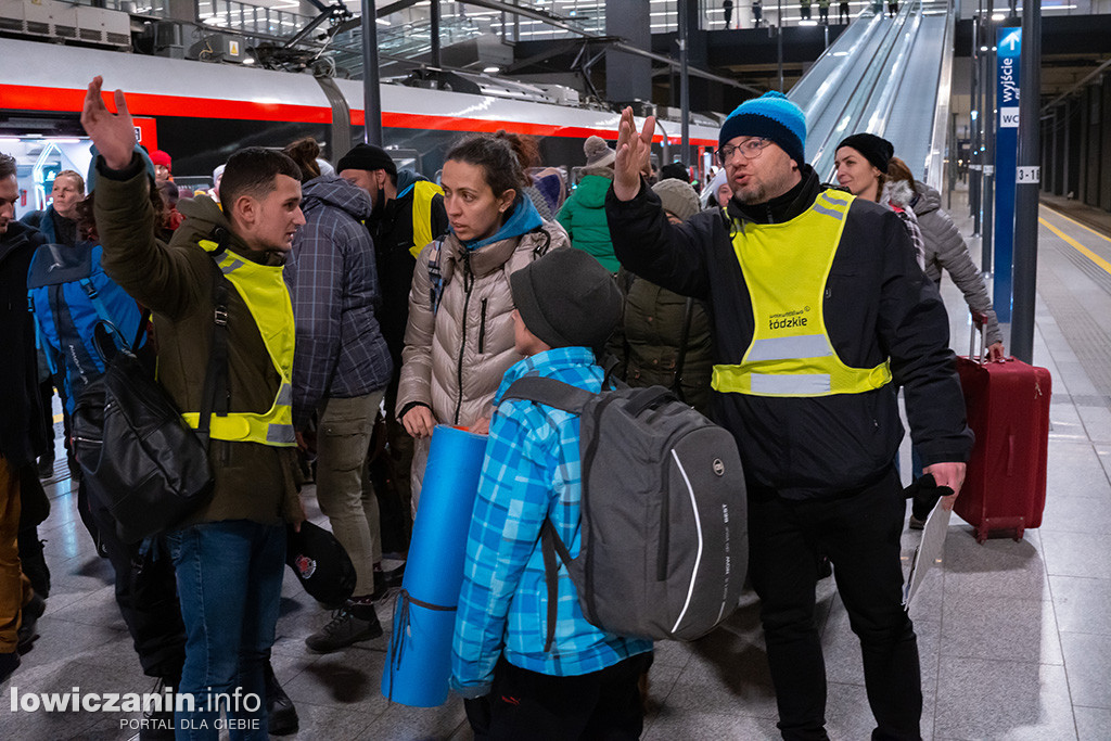 Pociągi ŁKA przywiozły kolejną grupę uchodźców z Ukrainy