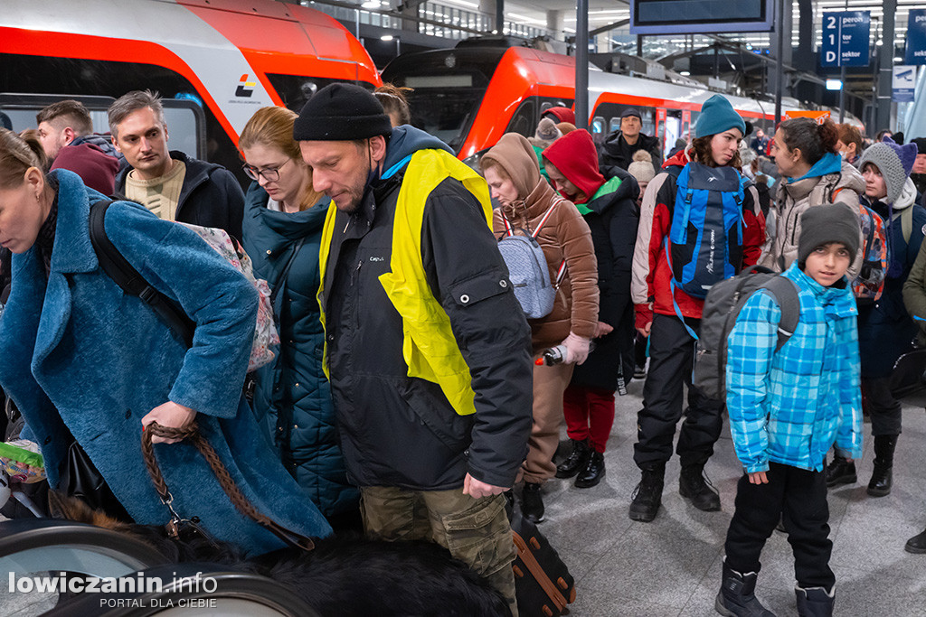 Pociągi ŁKA przywiozły kolejną grupę uchodźców z Ukrainy