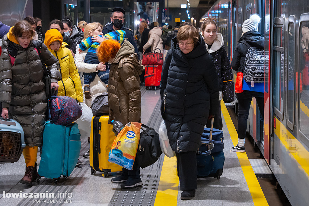 Pociągi ŁKA przywiozły kolejną grupę uchodźców z Ukrainy