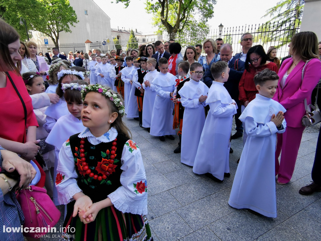 I Komunia Święta uczniów SP1 w Łowickiej katedrze