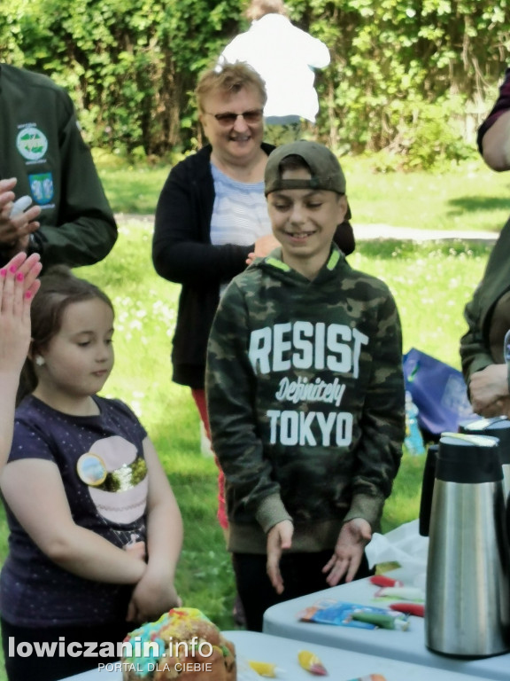 Pieszy rajd PTTK Łowicz do Nieborowa.