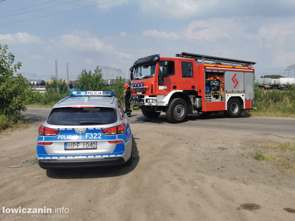 Wyciek gazu w Zielkowicach koło Łowicza