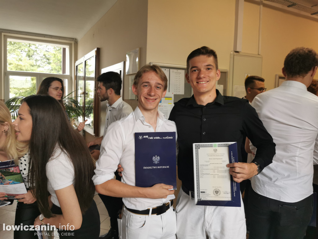 Rozdanie świadectw maturalnych w I LO w Łowiczu
