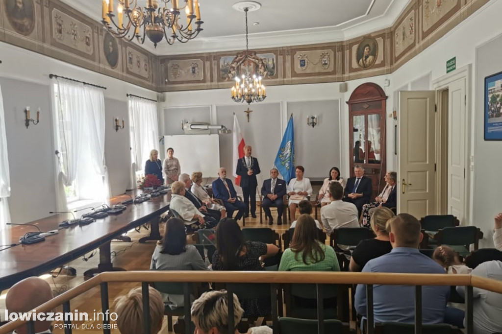 Uroczystość Złotych Godów w łowickim ratuszu