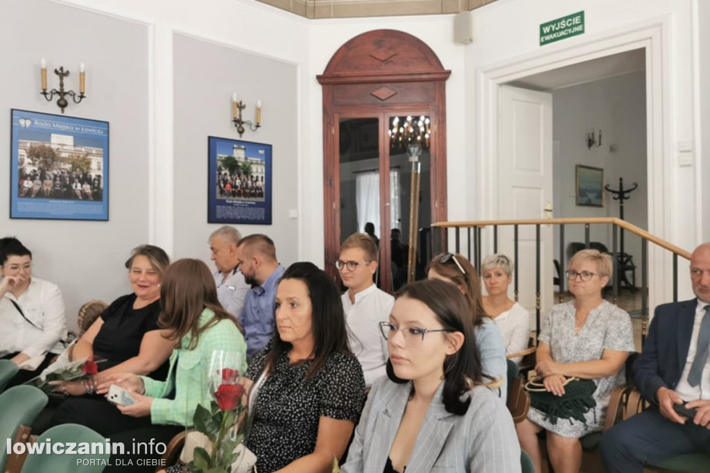 Uroczystość Złotych Godów w łowickim ratuszu