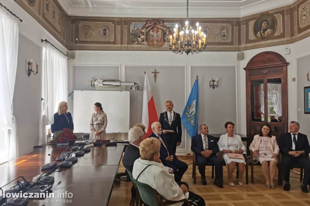 Uroczystość Złotych Godów w łowickim ratuszu