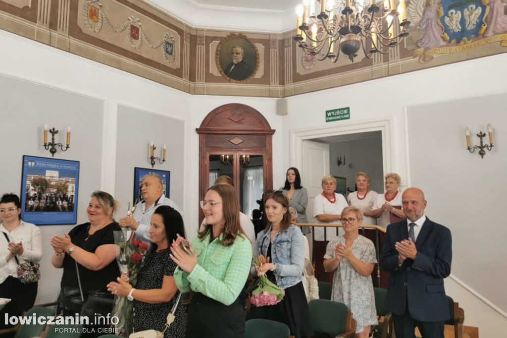 Uroczystość Złotych Godów w łowickim ratuszu