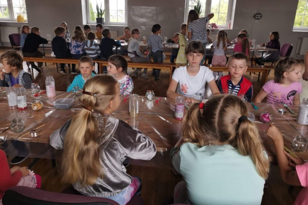 Warsztaty dla dzieci w domu Kultury w Zdunach