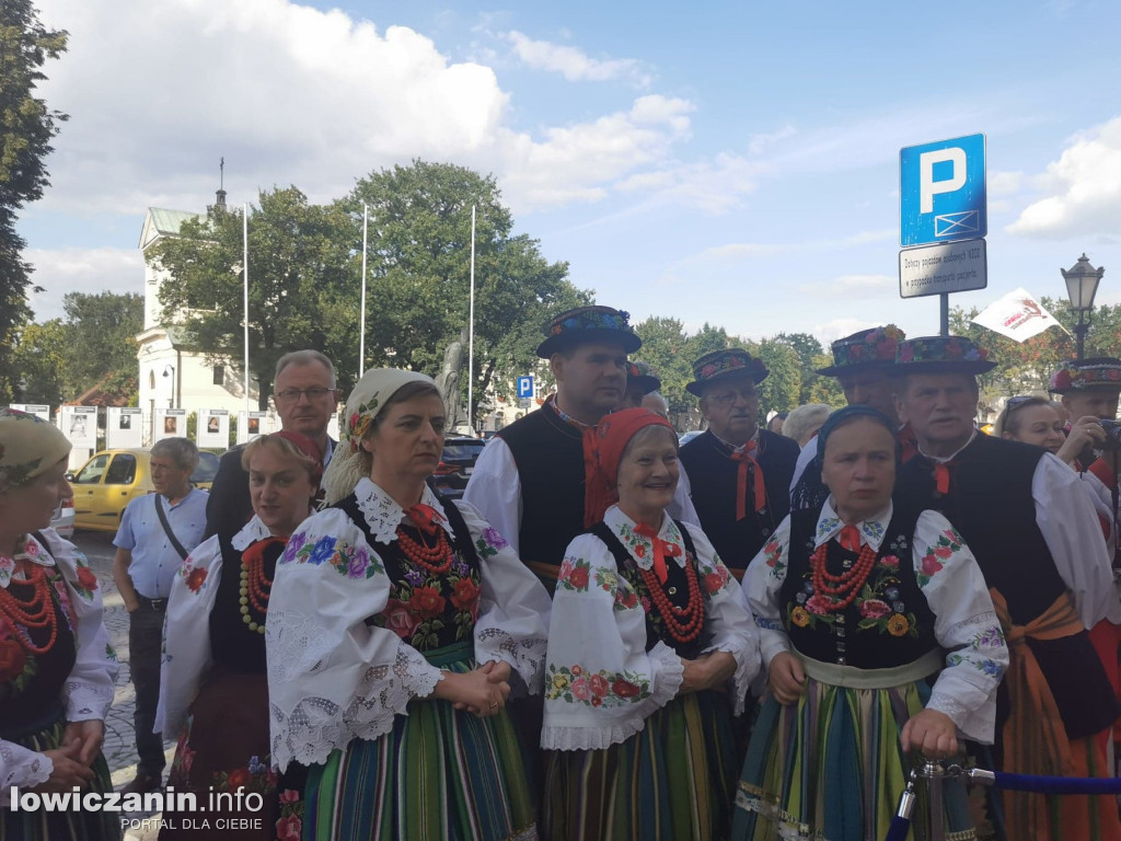 Uroczystość odsłonięcia Gwiozd Łowickich