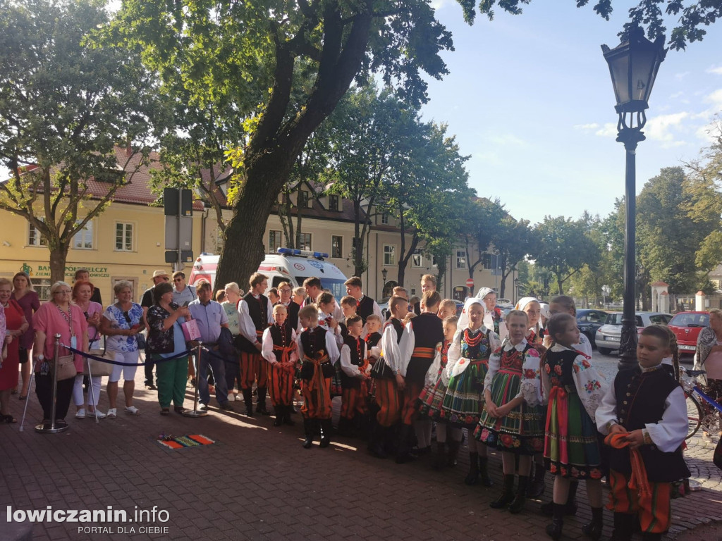 Uroczystość odsłonięcia Gwiozd Łowickich
