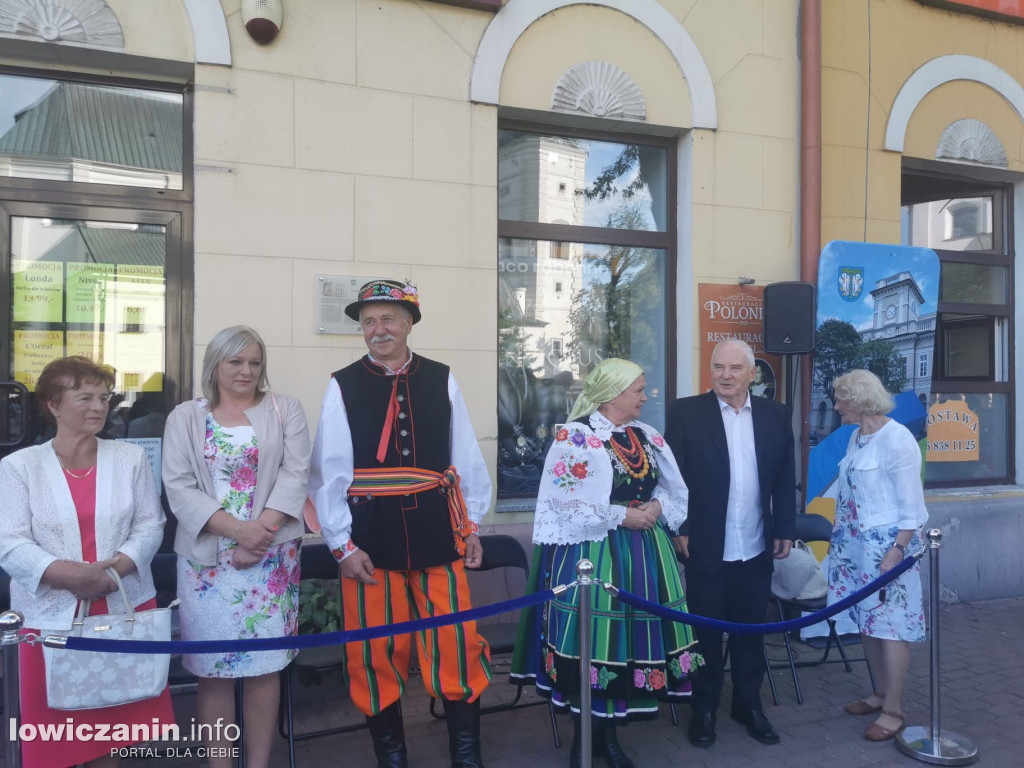 Uroczystość odsłonięcia Gwiozd Łowickich