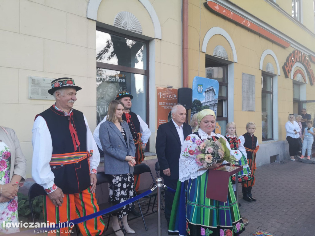 Uroczystość odsłonięcia Gwiozd Łowickich