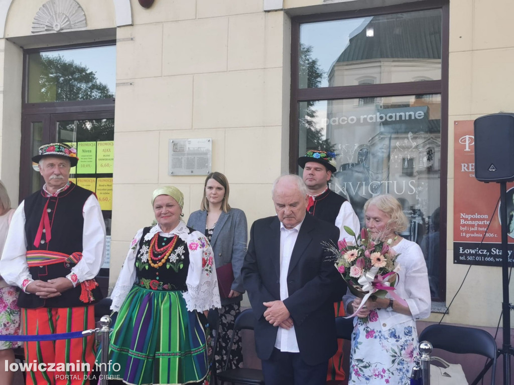 Uroczystość odsłonięcia Gwiozd Łowickich