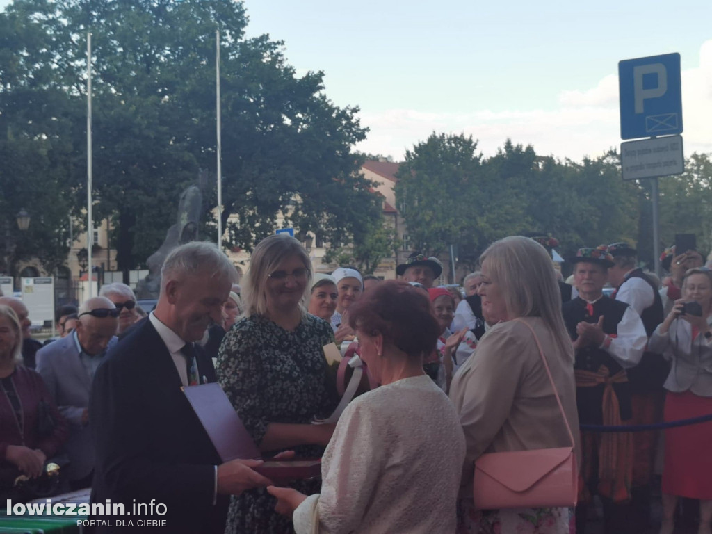 Uroczystość odsłonięcia Gwiozd Łowickich