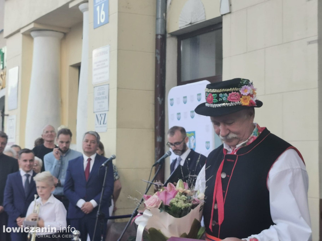 Uroczystość odsłonięcia Gwiozd Łowickich