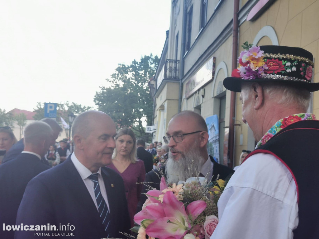Uroczystość odsłonięcia Gwiozd Łowickich