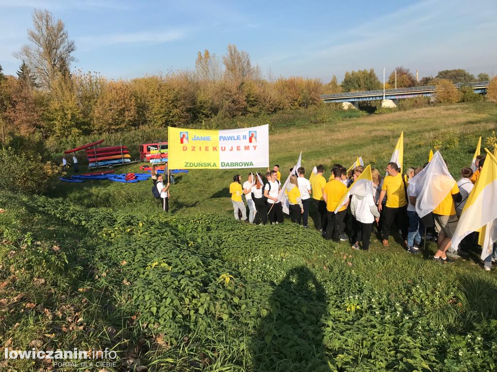 Spływ papieski uczniów ze Zduńskiej Dąbrowy