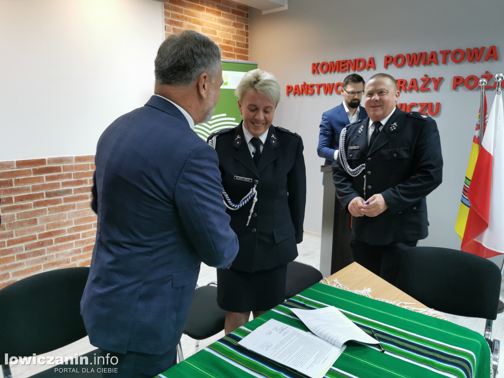 Promesy dla jednostek OSP z powiatu łowickiego