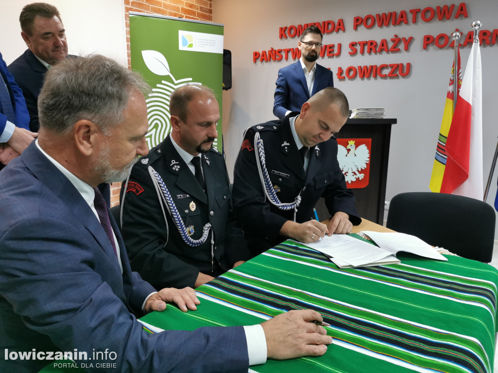 Promesy dla jednostek OSP z powiatu łowickiego