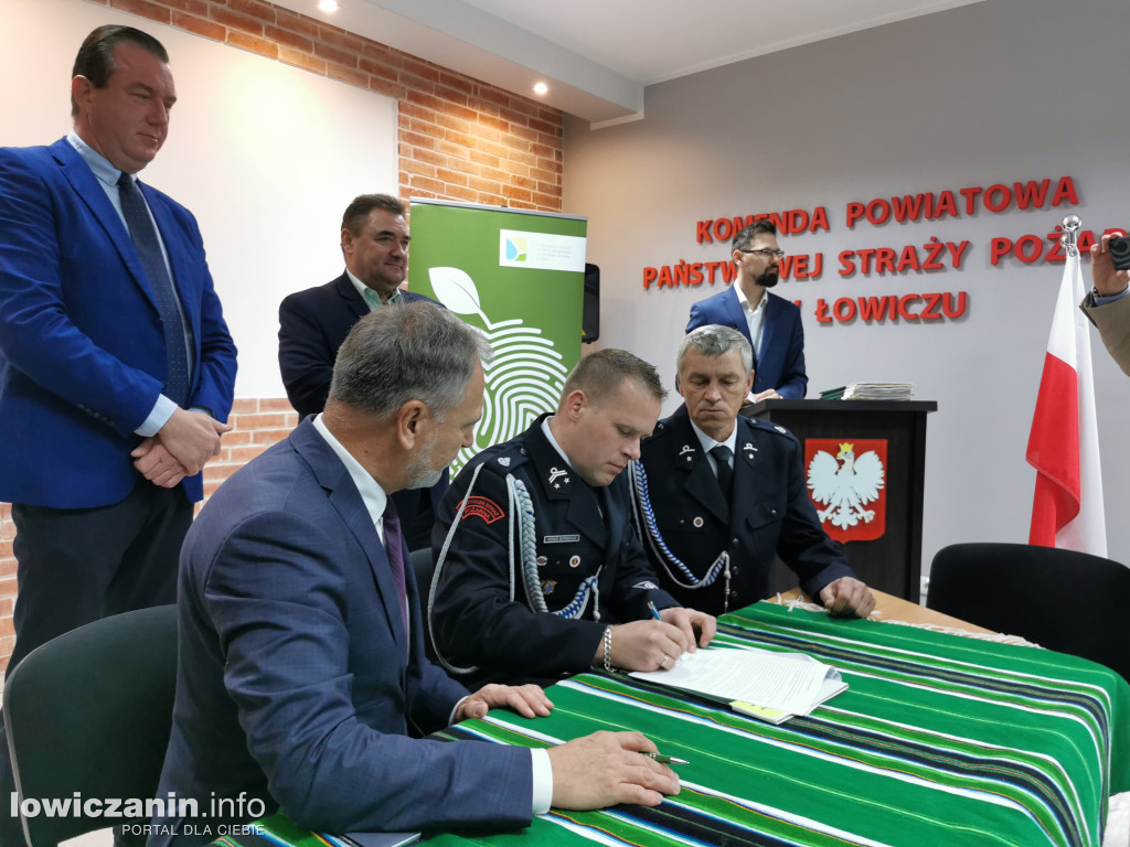 Promesy dla jednostek OSP z powiatu łowickiego