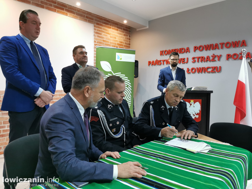 Promesy dla jednostek OSP z powiatu łowickiego