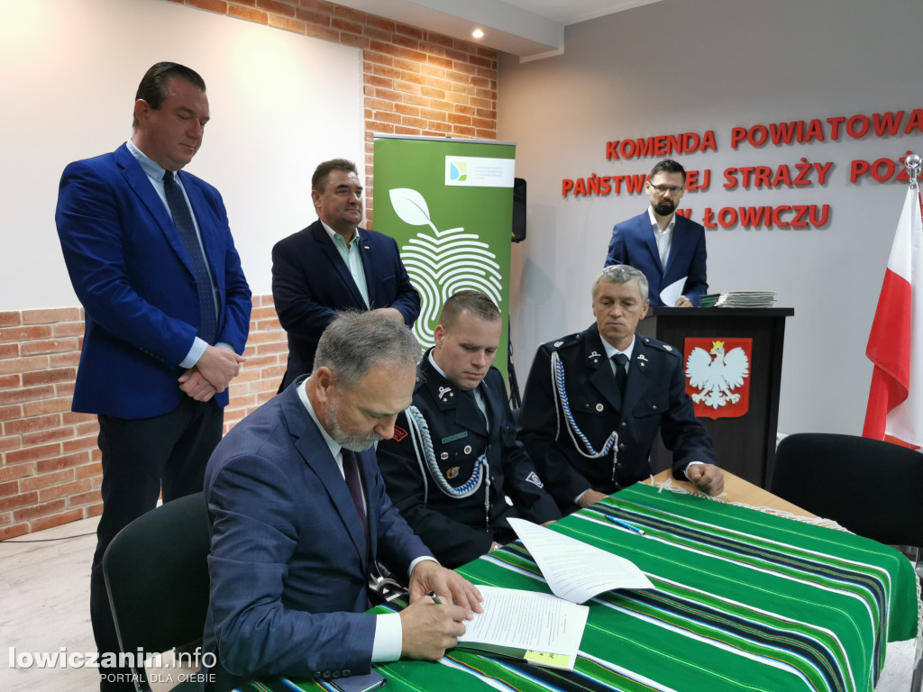 Promesy dla jednostek OSP z powiatu łowickiego