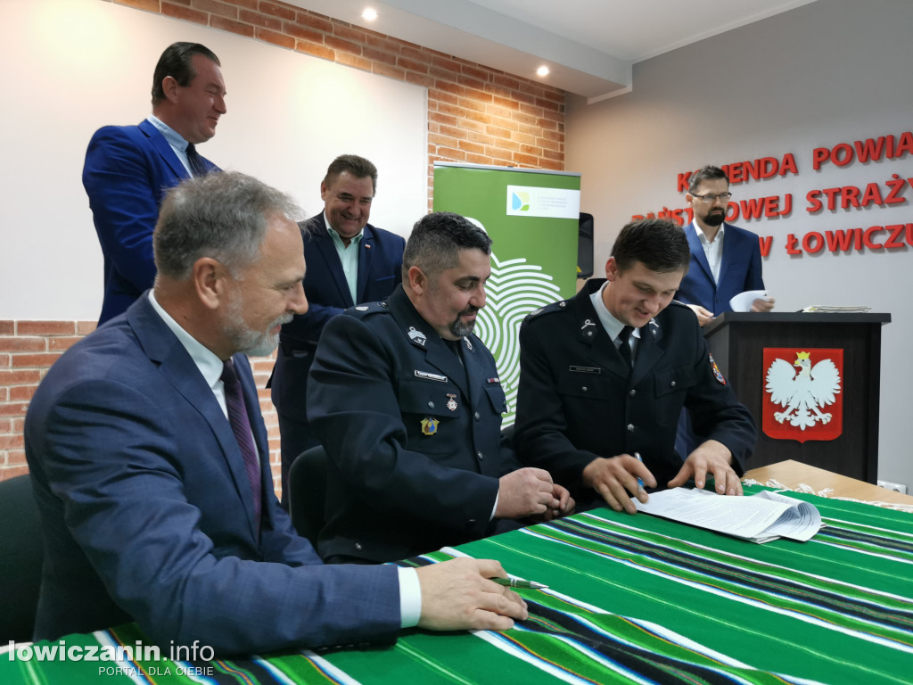 Promesy dla jednostek OSP z powiatu łowickiego