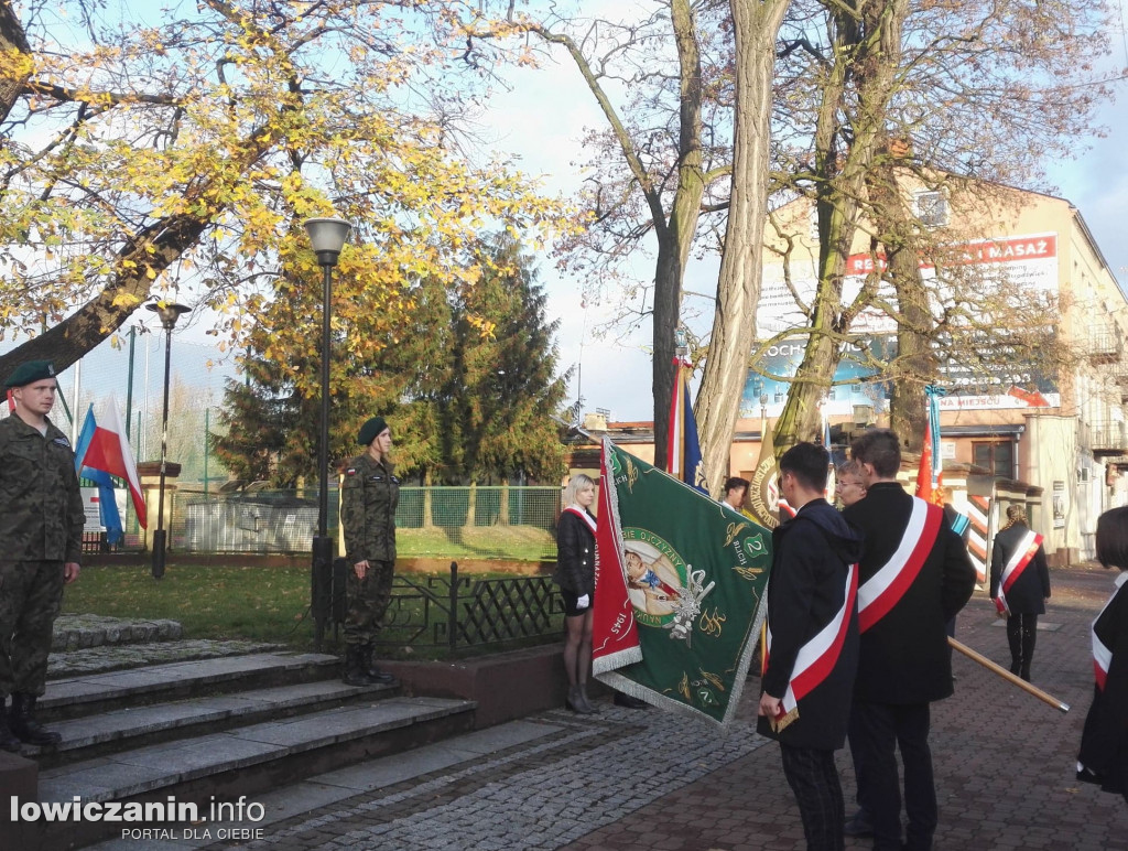 Złożenie wieńców pod pomnikiem Józefa Piłsudskiego