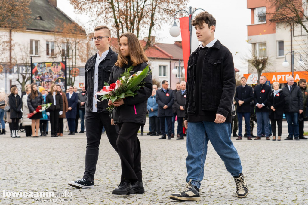 Głowno. Uczcili Narodowe Święto Niepodległości