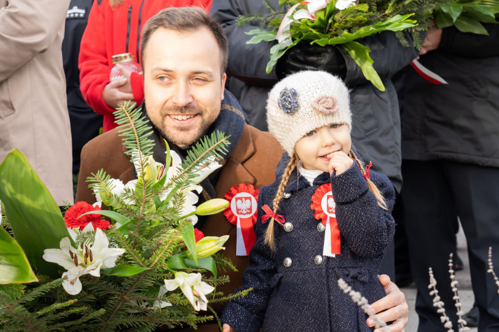 Uroczystość 104. rocznicy odzyskania przez Polskę Niepodległości w Strykowie