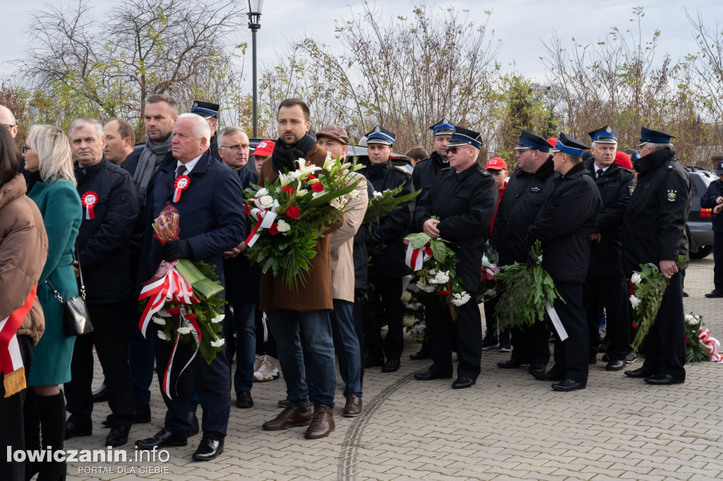 Uroczystość 104. rocznicy odzyskania przez Polskę Niepodległości w Strykowie