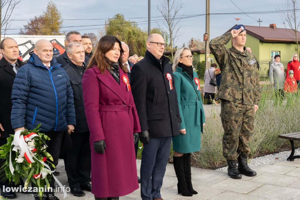 Uroczystość 104. rocznicy odzyskania przez Polskę Niepodległości w Strykowie
