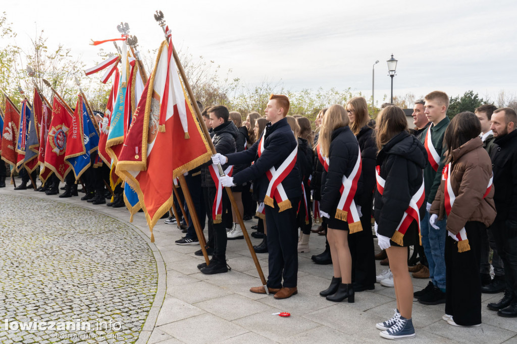 Uroczystość 104. rocznicy odzyskania przez Polskę Niepodległości w Strykowie