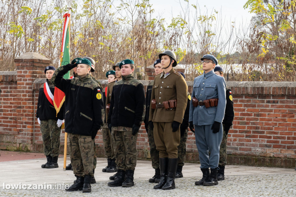 Uroczystość 104. rocznicy odzyskania przez Polskę Niepodległości w Strykowie