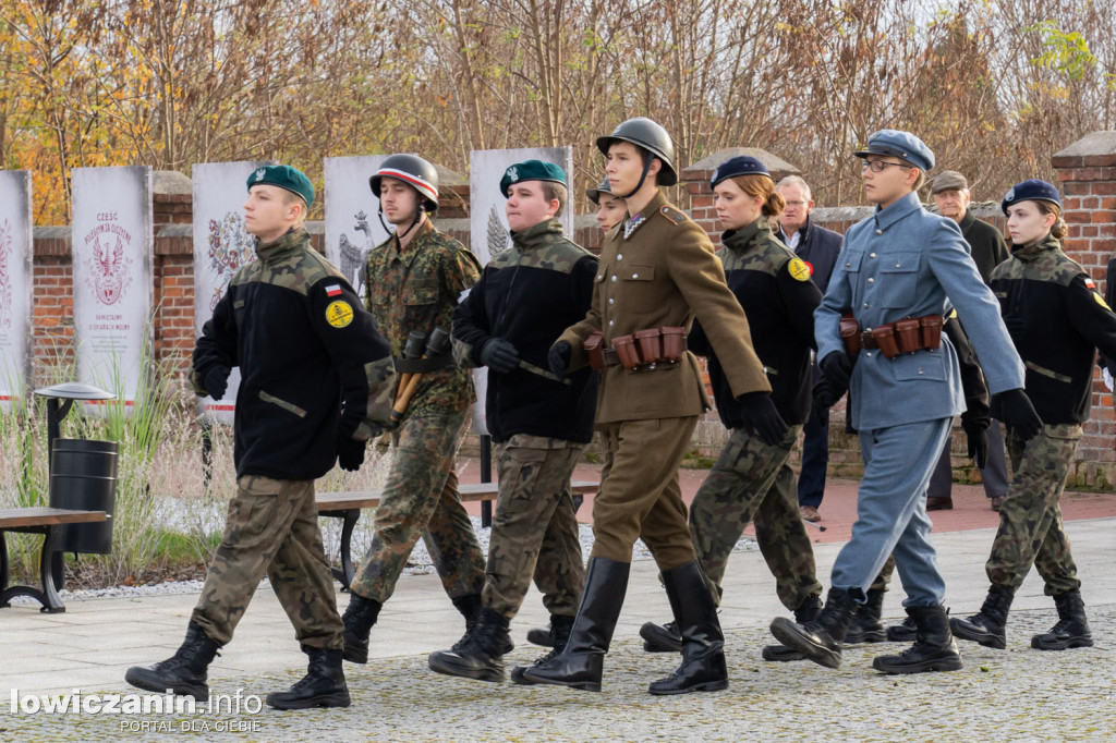 Uroczystość 104. rocznicy odzyskania przez Polskę Niepodległości w Strykowie